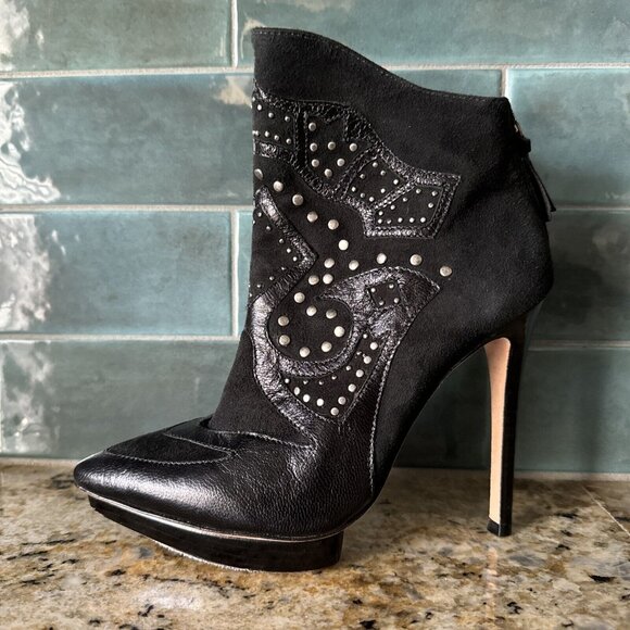 Alice‎ Oliva Boots Platform Stiletto Boot Sexy Studded 5.5 35 Witchy Goth Egirl - Picture 4 of 11